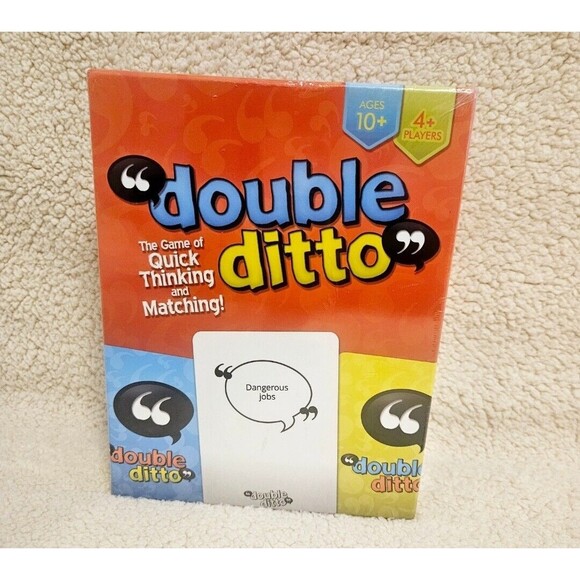 Double Ditto - a Hilarious  Family Party Game for 4-20 Players.Ages 8 And Up - Picture 8 of 9